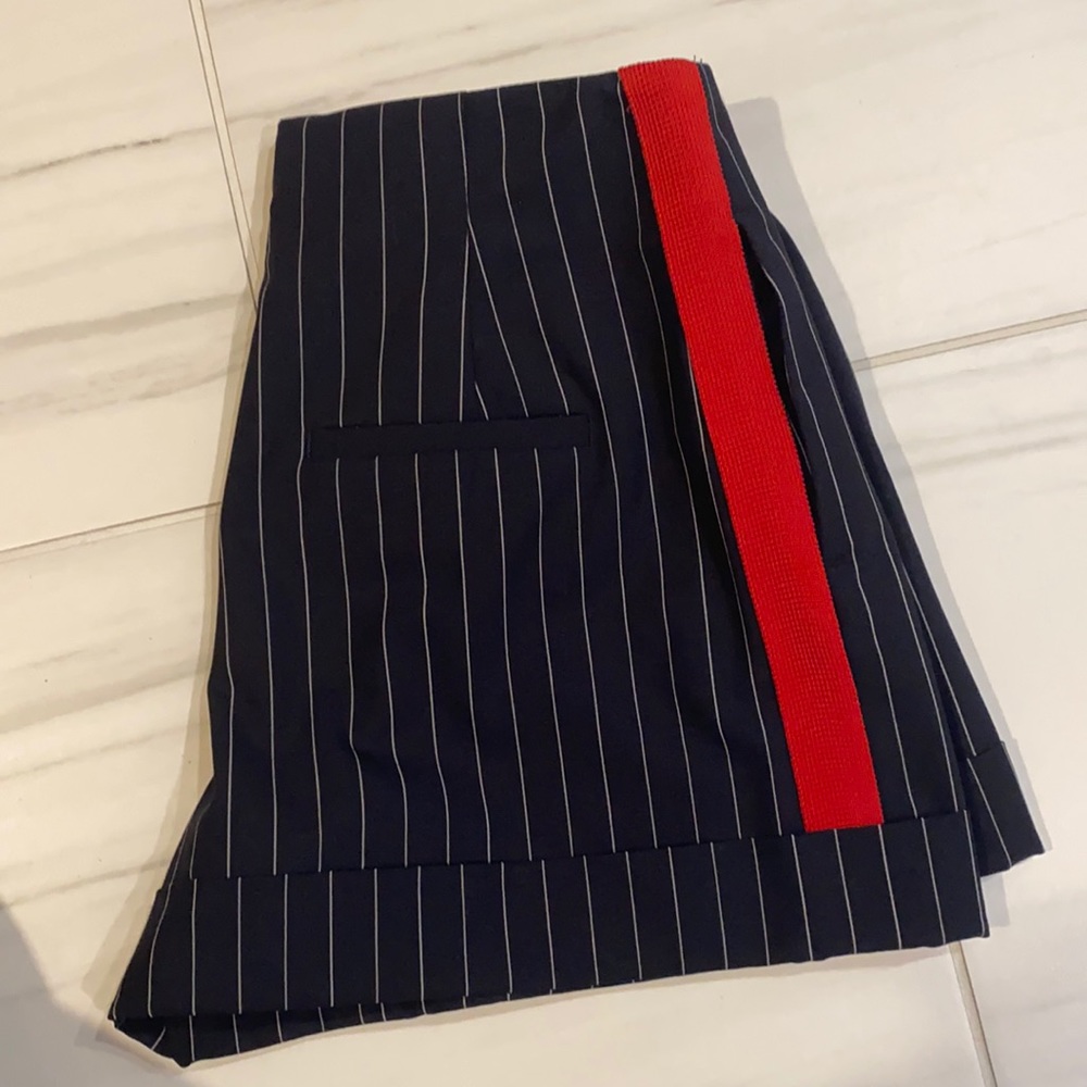 Women’s pinstripe rag & bone shorts
